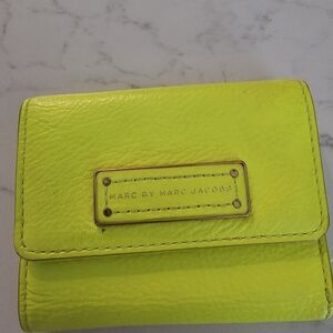 Marc by Marc Jacobs Neon Yellow Wallet